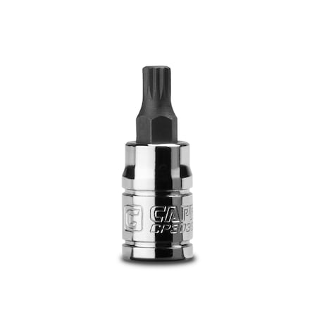 Capri Tools 1/4 in Drive 5 mm M5 Stubby XZN Triple Square Bit Socket CP30352